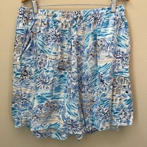 NWT Blue & White Shorts 2X